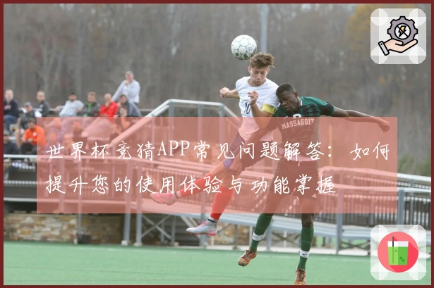 世界杯竞猜APP常见问题解答：如何提升您的使用体验与功能掌握