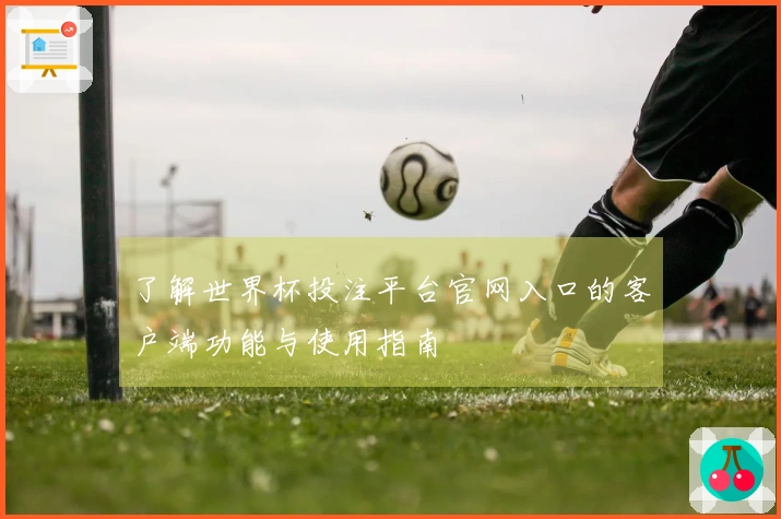 了解世界杯投注平台官网入口的客户端功能与使用指南