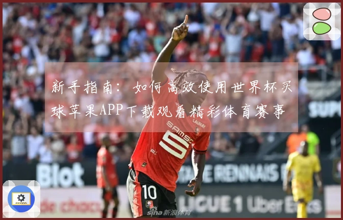 新手指南：如何高效使用世界杯买球苹果APP下载观看精彩体育赛事